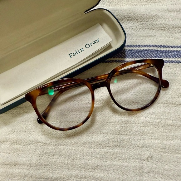 Felix Gray Tortoise Shell Blue Light Glasses (No Rx) - Elion - Picture 1 of 3